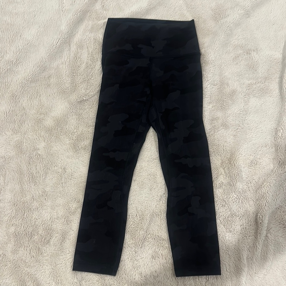 Camo crop lulu leggings